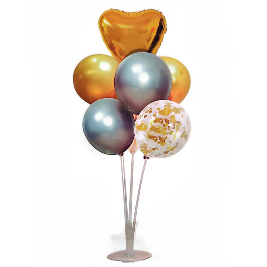 Balloons on a stand (Gold Set)