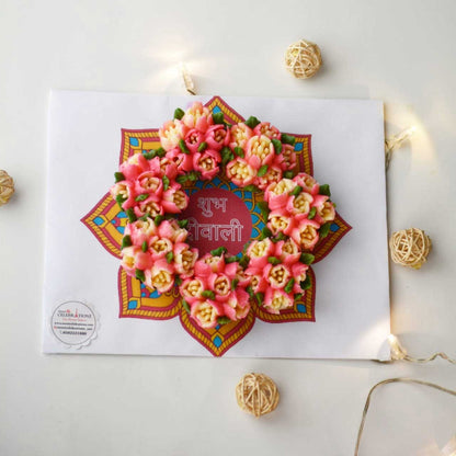 Diwali Wreath Cupcake arrangement - Sweet Celebrationz LLC