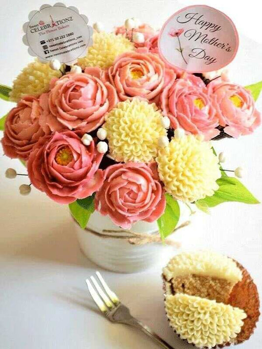 Mother's Special Cupcake Flower Bouquet