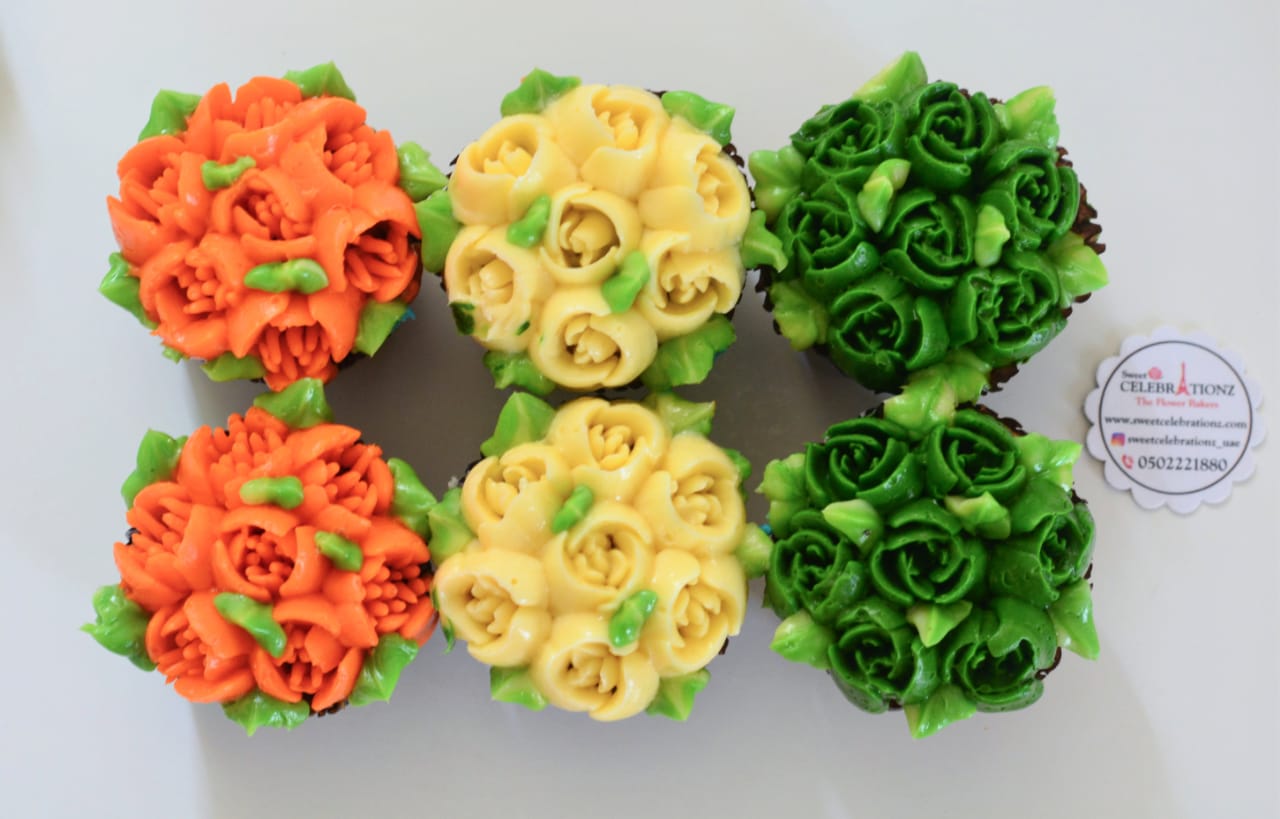 Indian Independence Day Cupcakes
